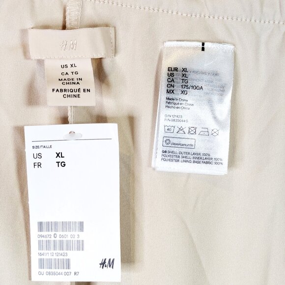 H&M Two Layer Maxi skirt New with Tags Size XL - Picture 3 of 3